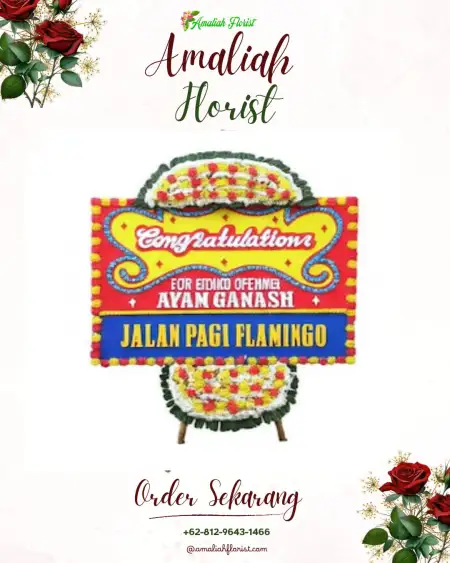 Sewa Papan Bunga Wek Iii